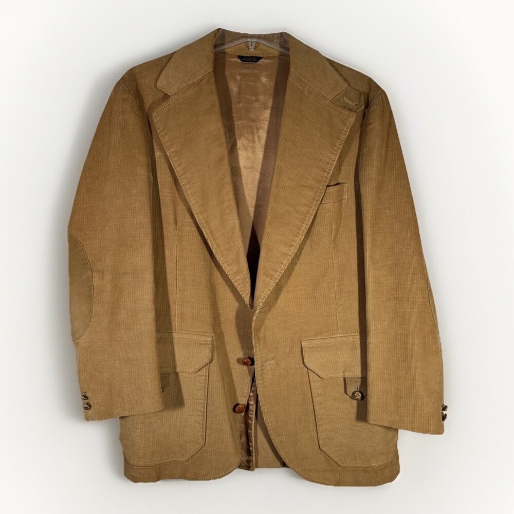Vintage Men’s Corduroy Blazer - 42 R - Elbow Patches - See Description